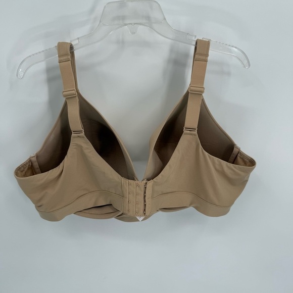 Cacique Lightly Lined Full Coverage Underwire Bra Size 46DD Tan Nylon spandex - Picture 5 of 5